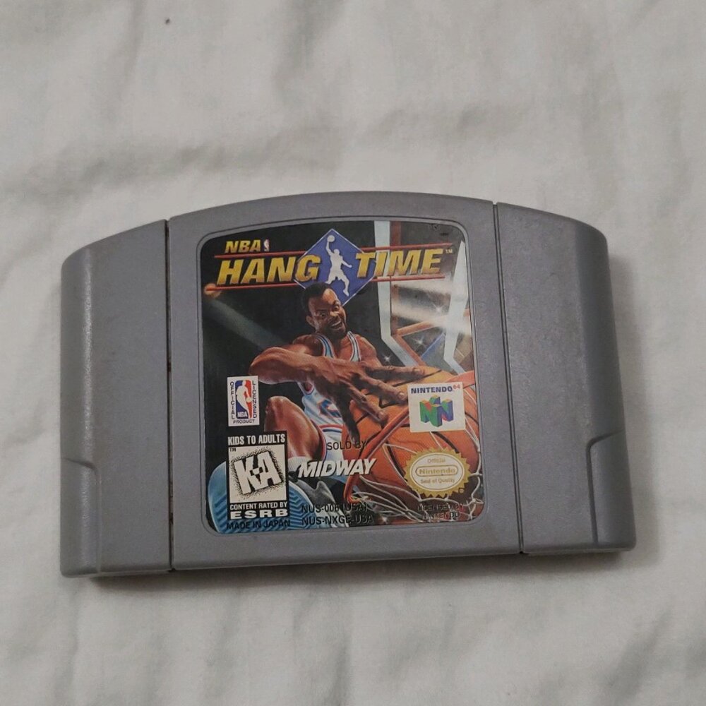 N64 basketball game, Hang Time